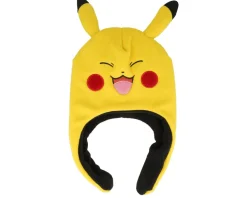 Trapper-Difuzed Kids Pokémon Novelty Pikachu Sherpa Polar Fleece Beanie -