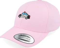 Adjustable-Kiddo Cap Kids Police Car Pink Adjustable -