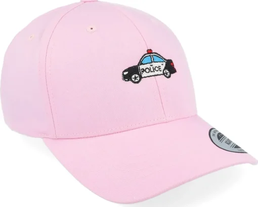 Adjustable-Kiddo Cap Kids Police Car Pink Adjustable -