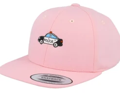 Kids-Kiddo Cap Kids Police Car Pink Snapback -