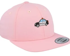 Kids-Kiddo Cap Kids Police Car Pink Snapback -