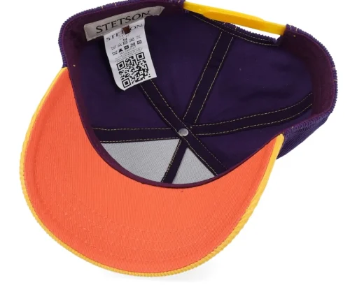 Adjustable-Stetson Kids Powder Sand/Purple/Yellow A-Frame Adjustable -