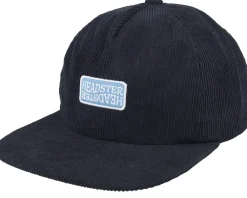 Sale Headster Kids Preston Unstructured Black Strapback -