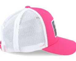 Kids-SQRTN Kids Racing Cap Hot Pink/White A-Frame Trucker -