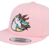 Kids-Unicorns Kids Rainbow Unicorn Patch Pink Snapback -