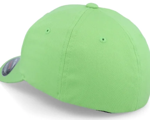 Kids-Kiddo Cap Kids Red Panda Chenille Patch Apple Green Flexfit -