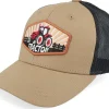 Kids-Kiddo Cap Kids Red Tractor Wide Patch Caramel/Black Trucker -