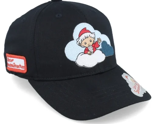 Clearance Unser Sandmännchen Kids Sandmännchen Cloud Patch Black Flexfit -