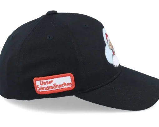 Clearance Unser Sandmännchen Kids Sandmännchen Cloud Patch Black Flexfit -