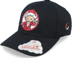 Discount Unser Sandmännchen Kids Sandmännchen Round Patch Black Flexfit -