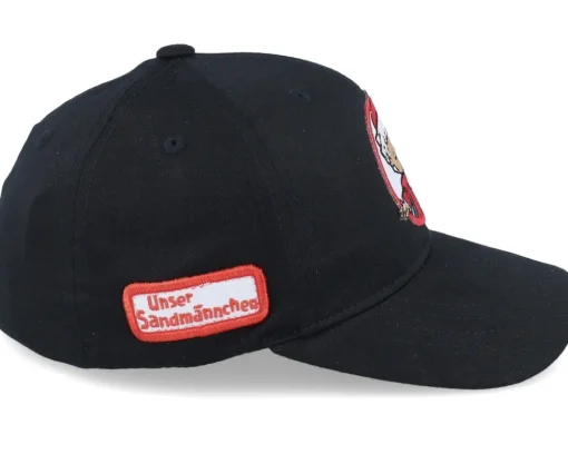 Discount Unser Sandmännchen Kids Sandmännchen Round Patch Black Flexfit -