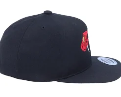 Snapback-Kiddo Cap Kids Scarlet Red Viper Black Snapback -