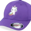 Flexfit-Unicorns Kids Silver Applique Unicorn Purple Flexfit -