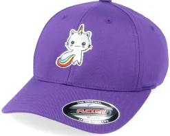 Flexfit-Unicorns Kids Silver Applique Unicorn Purple Flexfit -