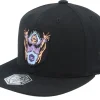 Snapback-Critiql Hit Kids Skeleton Necromancer Patch Black Snapback -