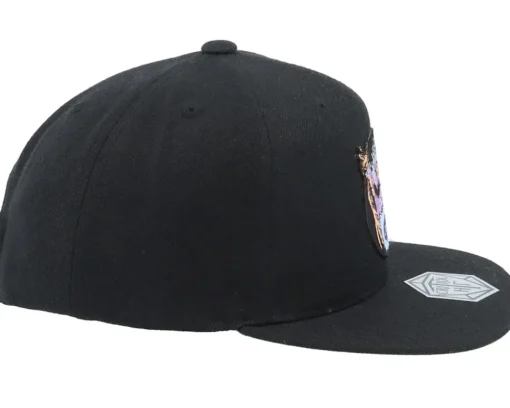 Snapback-Critiql Hit Kids Skeleton Necromancer Patch Black Snapback -