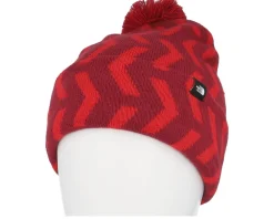 Best The North Face Kids Ski Tuke Red Pom -