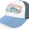 Kids-Quiksilver Kids Solar Eye Coronet Blue A-Frame Trucker -