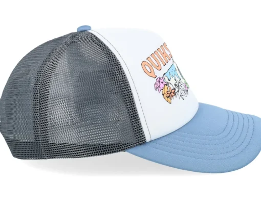 Kids-Quiksilver Kids Solar Eye Coronet Blue A-Frame Trucker -