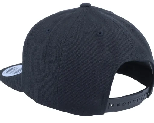 Kids-Kiddo Cap Kids Space Astronaut Saturn Black Snapback -