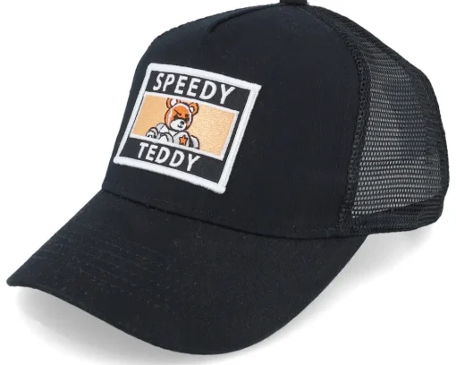 Trucker-Kiddo Cap Kids Speedy Teddy Patch Black Trucker -