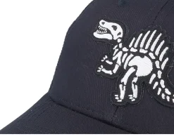 Trucker-Kiddo Cap Kids Spinosaurus Skeleton Patch Trucker - Black