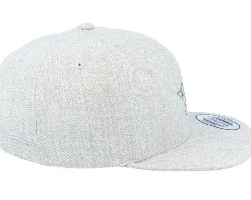 Snapback-Kiddo Cap Kids Star Heather Grey Snapback -