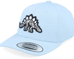 Adjustable-Kiddo Cap Kids Stegosaurus Skeleton Patch Carolina Blue Adjustable -
