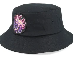 Fashion Kiddo Cap Kids Summer Flamingo Black Bucket -