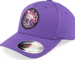 Best Kiddo Cap Kids Summer Flamingo Purple Flexfit -