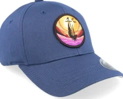 Sale Kiddo Cap Kids Summer Sail Boat Ship Navy Flexfit -