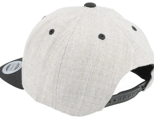 Snapback-Kiddo Cap Kids Summer Sail Boat Ship Heather Grey/Black -