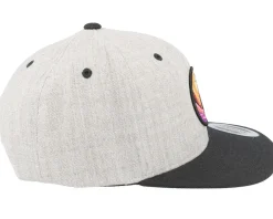 Snapback-Kiddo Cap Kids Summer Sail Boat Ship Heather Grey/Black -