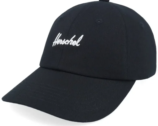 Kids-Herschel Kids Sylas Cap Black Dad Cap -
