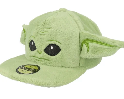 Snapback | Kids-Difuzed Kids The Mandalorian Grogu Plush Green Snapback -