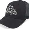 Trucker-Kiddo Cap Kids Tractor Outline Black/Black Trucker -