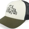 New Kiddo Cap Kids Tractor Outline Ivory/Black/Dark Mash Trucker -