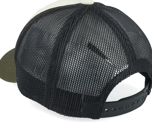 New Kiddo Cap Kids Tractor Outline Ivory/Black/Dark Mash Trucker -