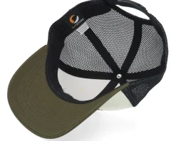 New Kiddo Cap Kids Tractor Outline Ivory/Black/Dark Mash Trucker -