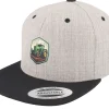 Snapback | Kids-Kiddo Cap Kids Tractor Print Heather Grey Snapback -