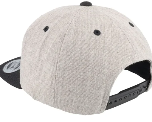Snapback | Kids-Kiddo Cap Kids Tractor Print Heather Grey Snapback -