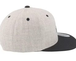 Snapback | Kids-Kiddo Cap Kids Tractor Print Heather Grey Snapback -