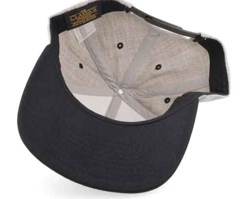 Snapback | Kids-Kiddo Cap Kids Tractor Print Heather Grey Snapback -