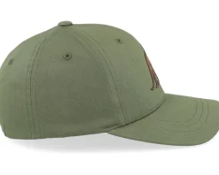 Adjustable-Kiddo Cap Kids T-rex Dino Brown Patch Olive Adjustable -