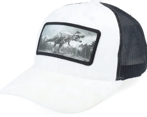Trucker | Kids-Calza Pennello Kids T-rex Dino Patch Velvet /Black Trucker - Green