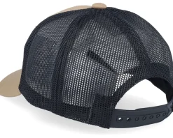 Hot Kiddo Cap Kids T-rex Sceleton Patch Brown/Black Trucker -