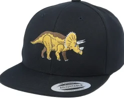Snapback-Kiddo Cap Kids Triceratops Black Snapback -