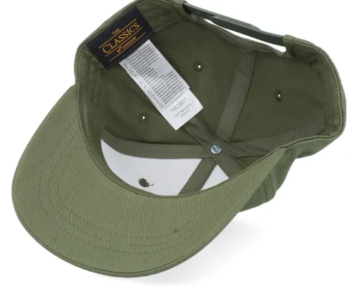 Adjustable | Kids-Kiddo Cap Kids Triceratops Skeleton Patch Olive Adjustable - Green