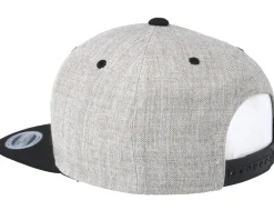 Sale Kiddo Cap Kids Trouble Maker Grey/Black Snapback -