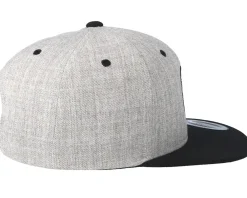 Sale Kiddo Cap Kids Trouble Maker Grey/Black Snapback -